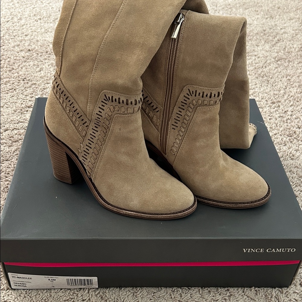 Vince Camuto Suede Knee-High Boots